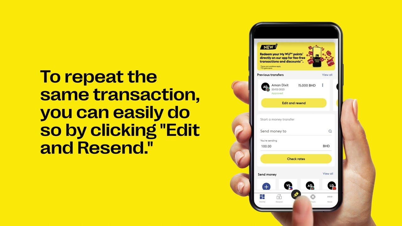 send and receive money with west